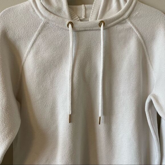 Anthropologie "Moth" Lania White Hoodie - Picture 4 of 13